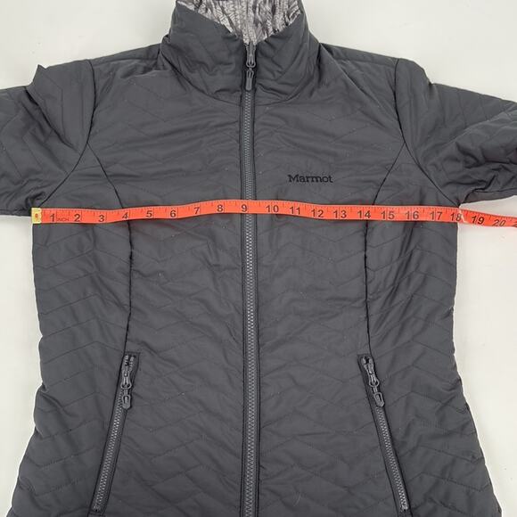 Marmot Women’s Lightweight Gray Reversible Zip Up Quilted Jacket Size XS - Picture 10 of 16